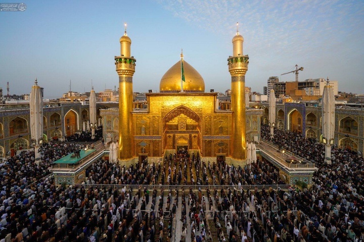 اقامه نماز عید فطر در حرم امیرالمؤمنین(علیه السلام)