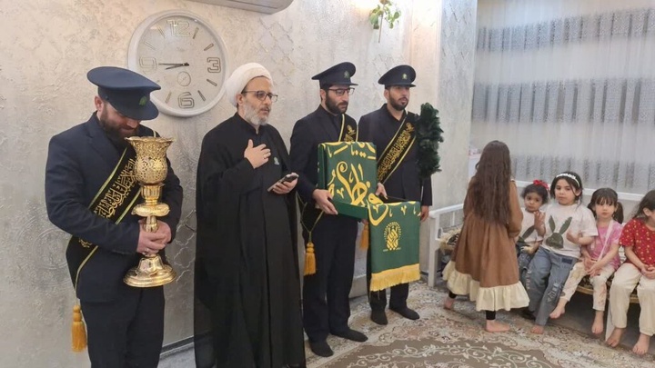 دیدار نوروزی خادمان حرم بانوی کرامت با خانواده شهدای جنگ تحمیلی رمضان