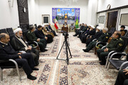 دیدار نوروزی مسئولان استان قم با تولیت حرم حضرت فاطمه معصومه(س)