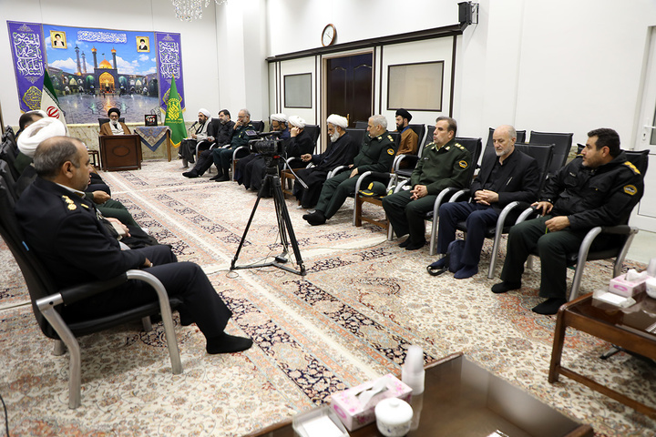 دیدار نوروزی مسئولان استان قم با تولیت حرم حضرت فاطمه معصومه(س)