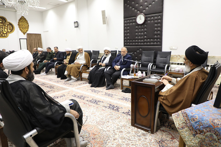 دیدار نوروزی مسئولان استان قم با تولیت حرم حضرت فاطمه معصومه(س)