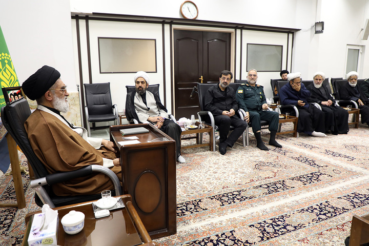 دیدار نوروزی مسئولان استان قم با تولیت حرم حضرت فاطمه معصومه(س)