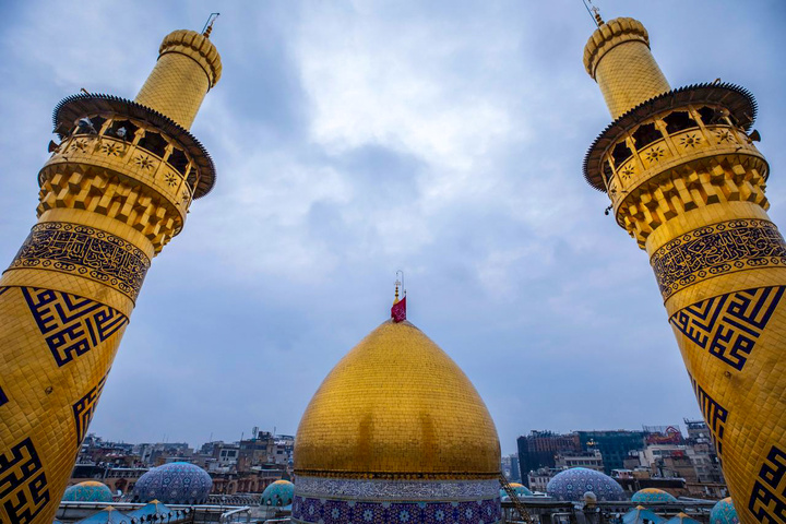 حال و هوای بارانی بین الحرمین کربلا