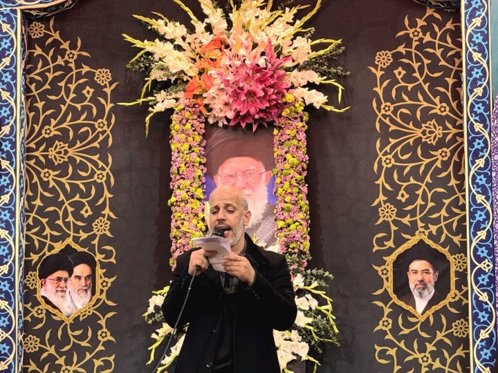 وداع با شهید دانش‌آموز محمدحسین دهقان در حرم بانوی کرامت