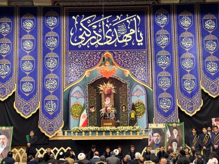 وداع با شهید دانش‌آموز محمدحسین دهقان در حرم بانوی کرامت