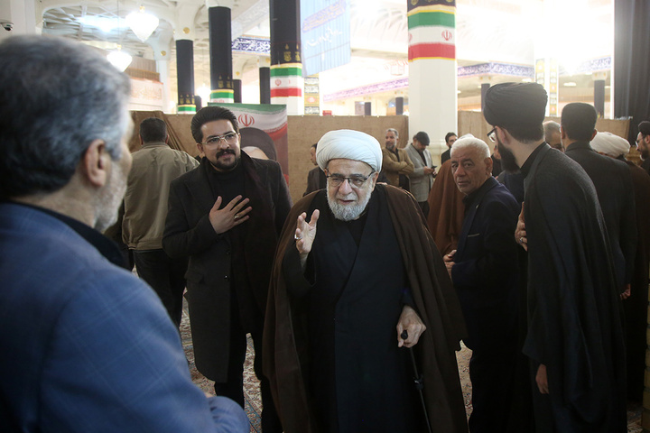 بزرگداشت هفتمین روز شهادت وزیر اطلاعات در حرم حضرت معصومه (س)