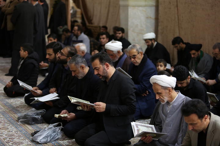 بزرگداشت هفتمین روز شهادت وزیر اطلاعات در حرم حضرت معصومه (س)