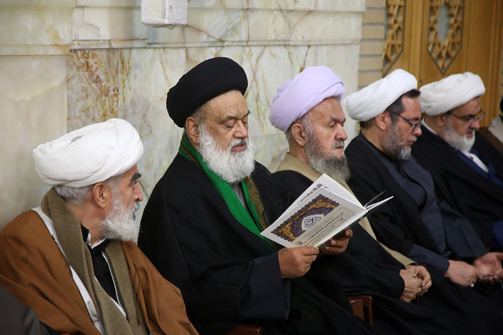 بزرگداشت هفتمین روز شهادت وزیر اطلاعات در حرم حضرت معصومه (س)