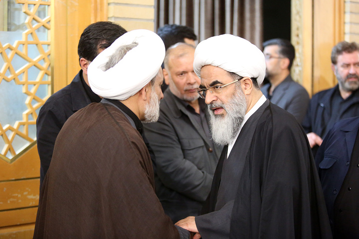 بزرگداشت هفتمین روز شهادت وزیر اطلاعات در حرم حضرت معصومه (س)