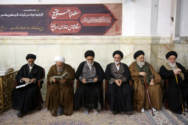 بزرگداشت هفتمین روز شهادت وزیر اطلاعات در حرم حضرت معصومه (س)