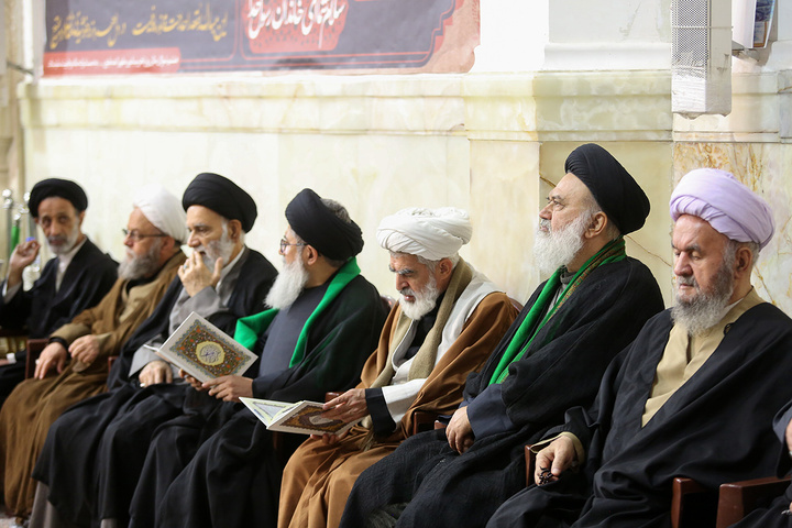 بزرگداشت هفتمین روز شهادت وزیر اطلاعات در حرم حضرت معصومه (س)