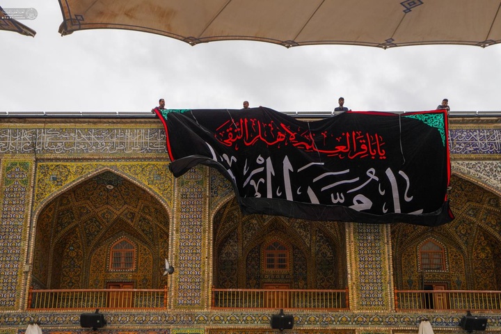 العتبة العلوية المقدسة تنشر معالم الحزن إحياءً لفاجعة هدم قبور أئمة البقيع (عليهم السلام)