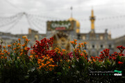 بارش باران بهاری در حرم مطهر رضوی