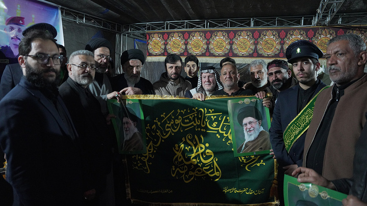 تقدیر مسئولان حرم مطهر بانوی کرامت از موکب‌های غیرایرانی تجمعات مردمی قم