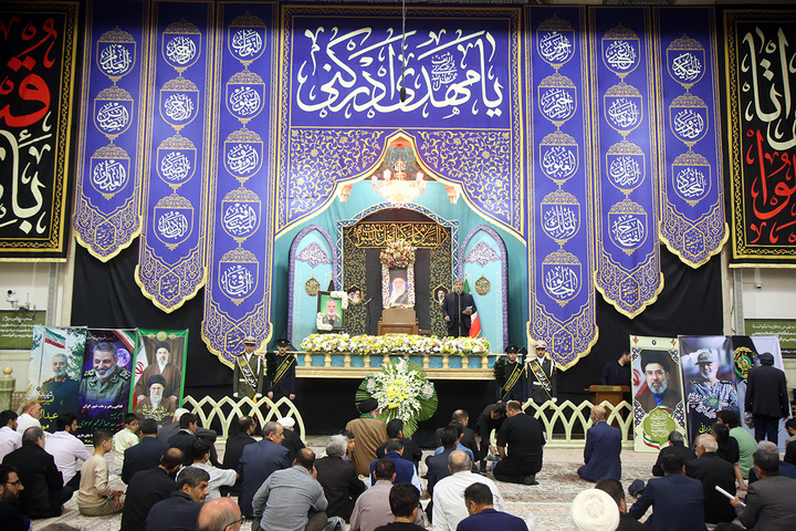 گرامیداشت شهید موسوی در حرم حضرت فاطمه معصومه (س)