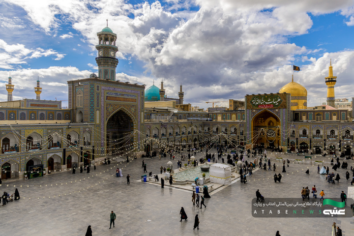 وقتی ابرها زائر آسمان حرم میشوند