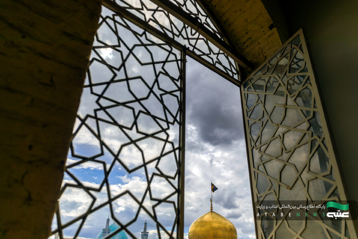 وقتی ابرها زائر آسمان حرم میشوند