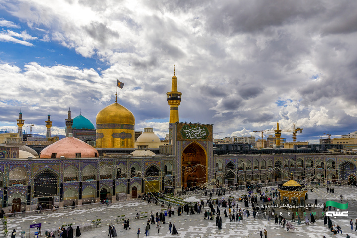 وقتی ابرها زائر آسمان حرم میشوند