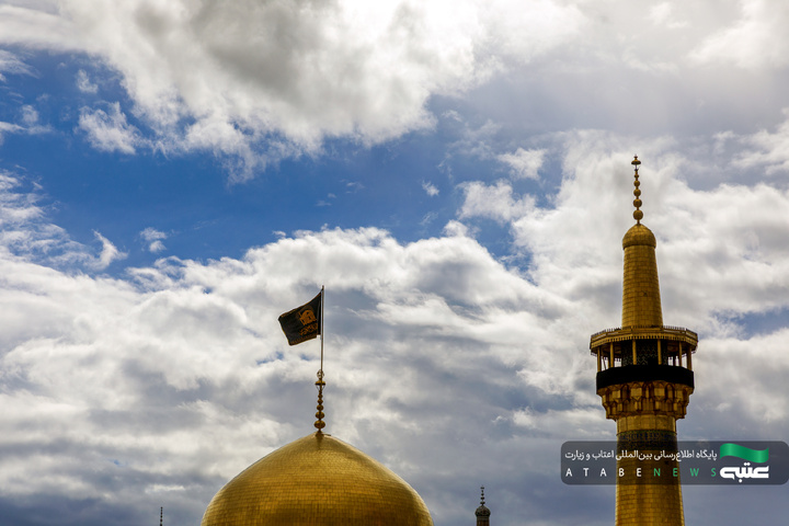 وقتی ابرها زائر آسمان حرم میشوند