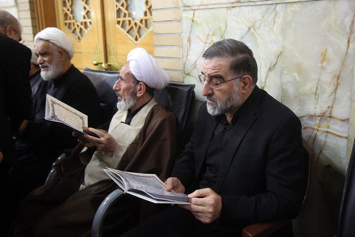 بزرگداشت چهلمین روز شهادت آیت‌الله خامنه‌ای در حرم حضرت معصومه (س)