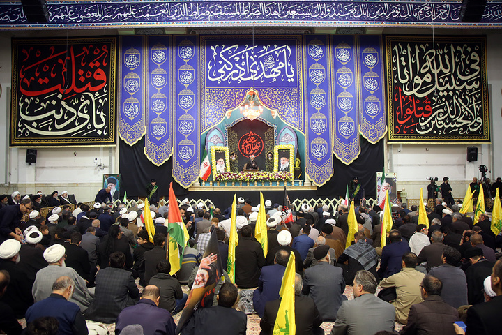 بزرگداشت چهلمین روز شهادت آیت‌الله خامنه‌ای در حرم حضرت معصومه (س)