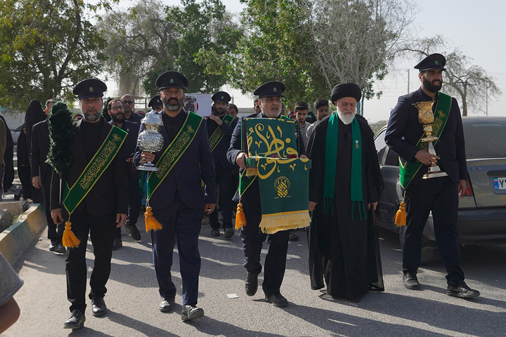 حضور خادمان کریمه اهل‌بیت(س) در اجتماعات مردمی شهرستان میناب