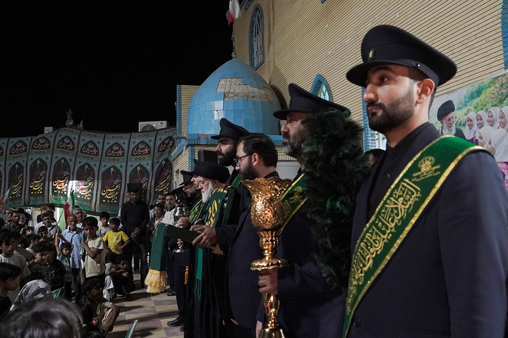 حضور خادمان کریمه اهل‌بیت(س) در اجتماعات مردمی شهرستان میناب