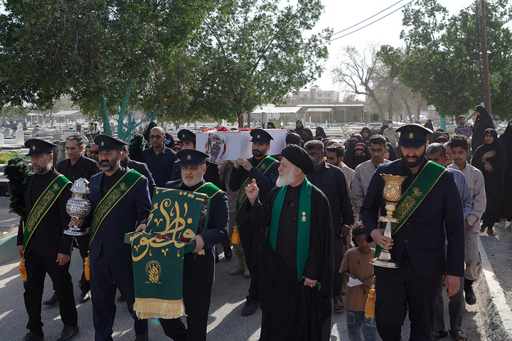 حضور خادمان کریمه اهل‌بیت(س) در اجتماعات مردمی شهرستان میناب