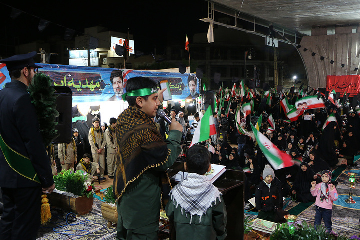 برپایی کرسی تلاوت فاطمی به مناسبت چهلم رهبر شهید