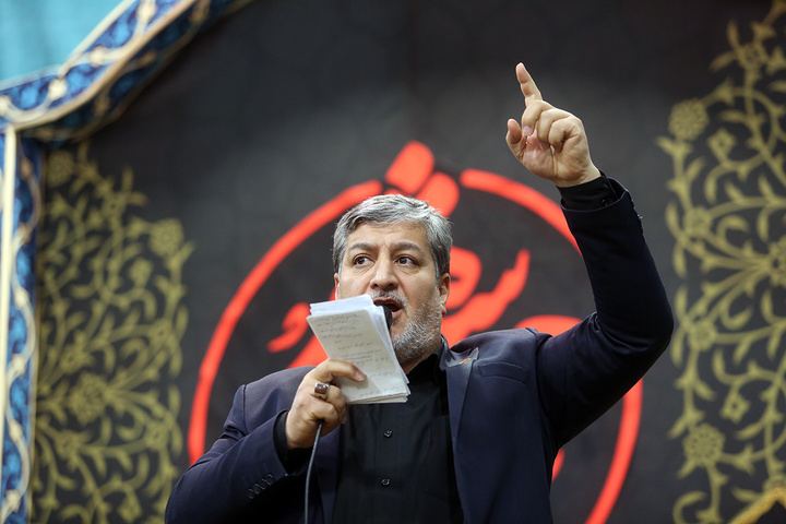 عزاداری شام اربعین امام شهید در حرم کریمه اهل بیت (س)