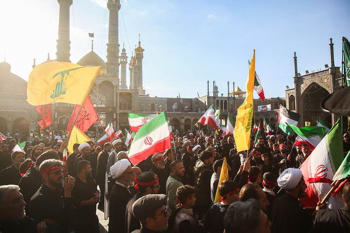 تجمع هیئات مذهبی قم به مناسبت چهلمین روز شهادت رهبر انقلاب