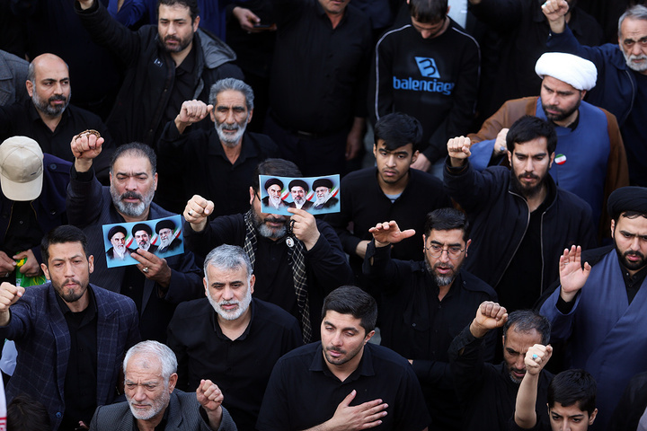 تجمع هیئات مذهبی قم به مناسبت چهلمین روز شهادت رهبر انقلاب