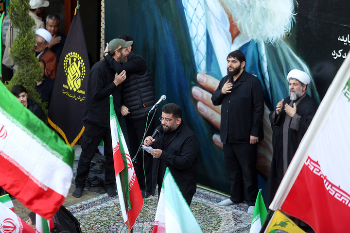 تجمع هیئات مذهبی قم به مناسبت چهلمین روز شهادت رهبر انقلاب