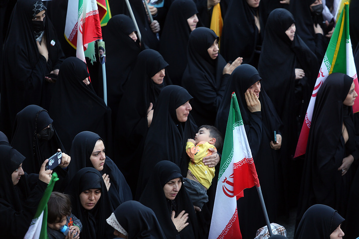 تجمع هیئات مذهبی قم به مناسبت چهلمین روز شهادت رهبر انقلاب