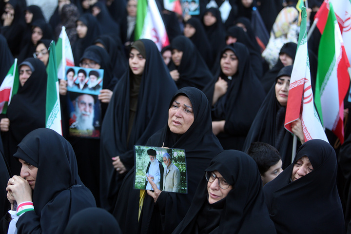 تجمع هیئات مذهبی قم به مناسبت چهلمین روز شهادت رهبر انقلاب