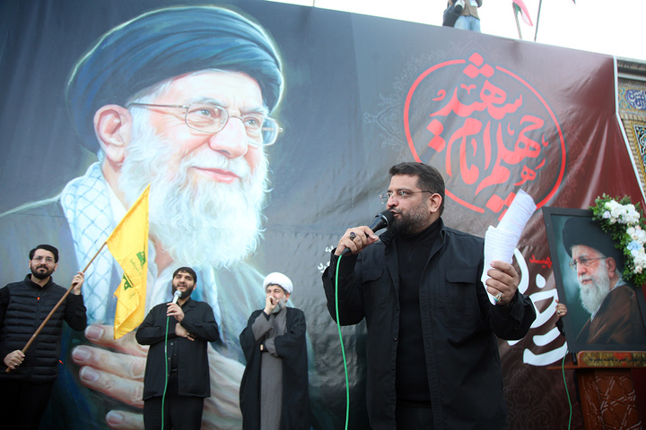 تجمع هیئات مذهبی قم به مناسبت چهلمین روز شهادت رهبر انقلاب