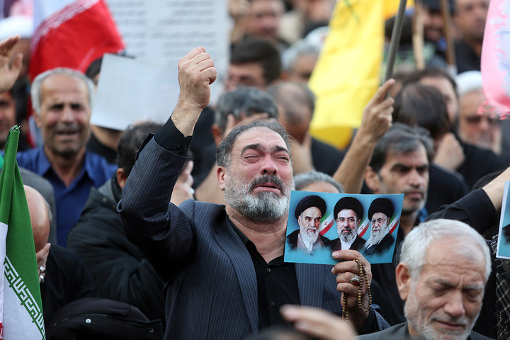 تجمع هیئات مذهبی قم به مناسبت چهلمین روز شهادت رهبر انقلاب