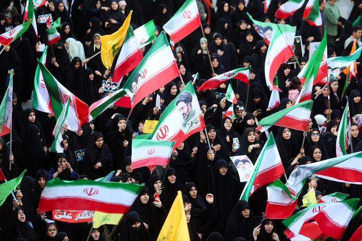 تجمع هیئات مذهبی قم به مناسبت چهلمین روز شهادت رهبر انقلاب