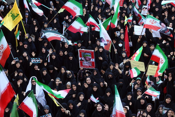 تجمع هیئات مذهبی قم به مناسبت چهلمین روز شهادت رهبر انقلاب