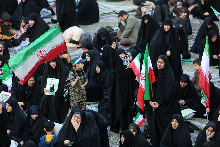 تجمع هیئات مذهبی قم به مناسبت چهلمین روز شهادت رهبر انقلاب