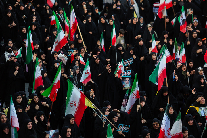 تجمع هیئات مذهبی قم به مناسبت چهلمین روز شهادت رهبر انقلاب