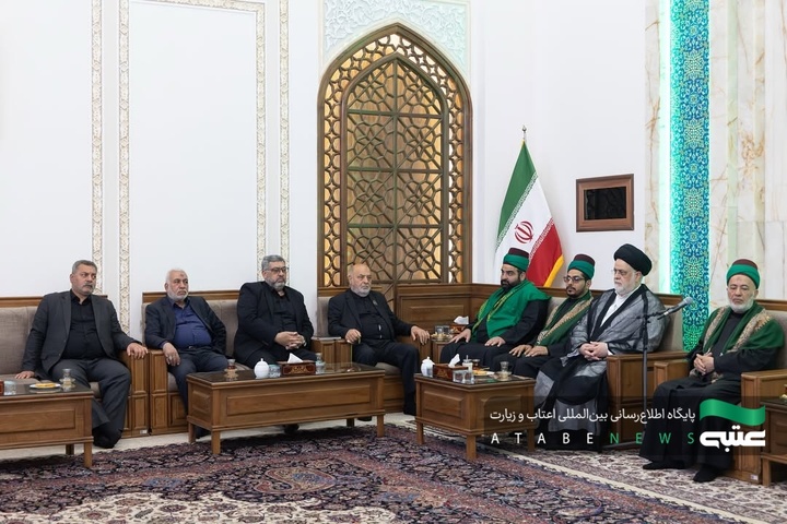 لقاء وفد العتبة الحسينية المقدسة مع الأمين العام العتبة الرضوي
