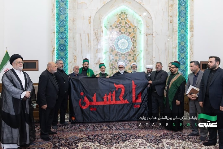 لقاء وفد العتبة الحسينية المقدسة مع الأمين العام العتبة الرضوي