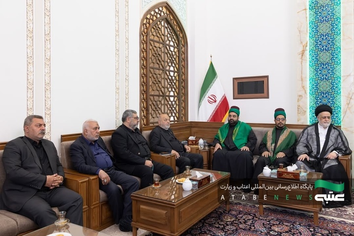 لقاء وفد العتبة الحسينية المقدسة مع الأمين العام العتبة الرضوي