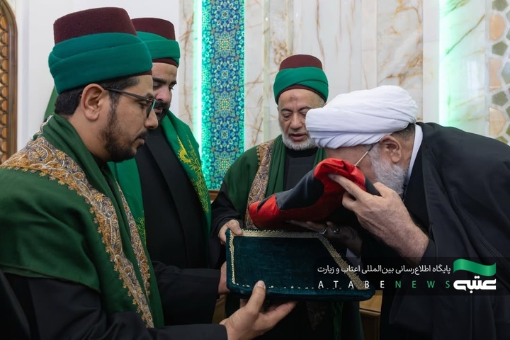 لقاء وفد العتبة الحسينية المقدسة مع الأمين العام العتبة الرضوي