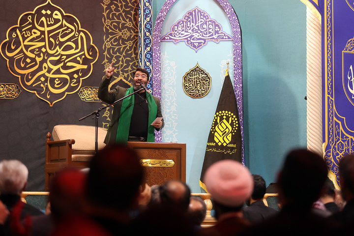 عزاداری سالروز شهادت امام صادق (ع) در حرم قم