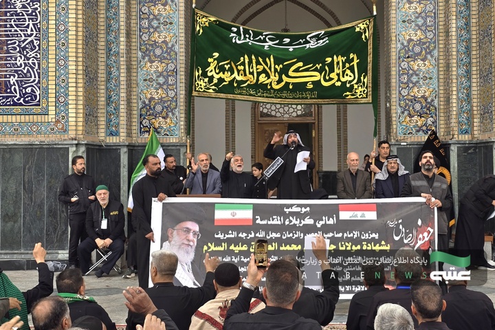 تشرف موکب‌داران عراقی به حرم امام رضا(ع) در ایام شهادت امام صادق(ع)