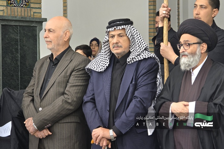 تشرف موکب‌داران عراقی به حرم امام رضا(ع) در ایام شهادت امام صادق(ع)