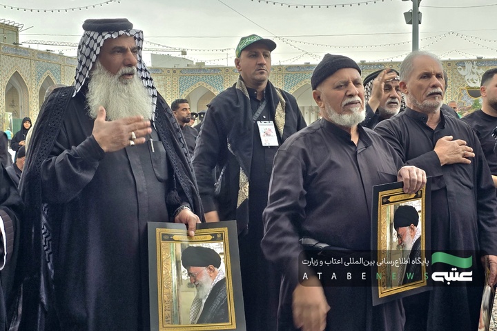 تشرف موکب‌داران عراقی به حرم امام رضا(ع) در ایام شهادت امام صادق(ع)