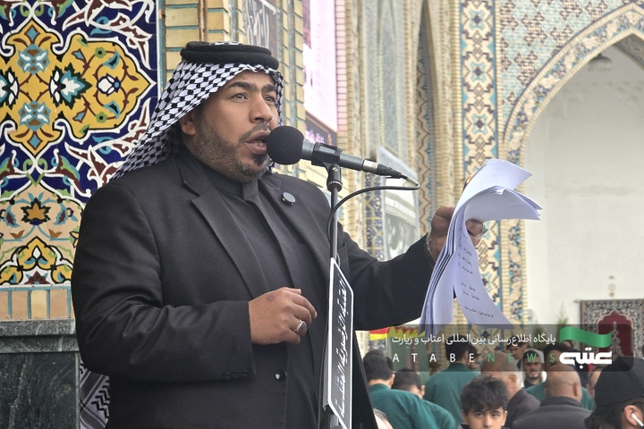 تشرف موکب‌داران عراقی به حرم امام رضا(ع) در ایام شهادت امام صادق(ع)